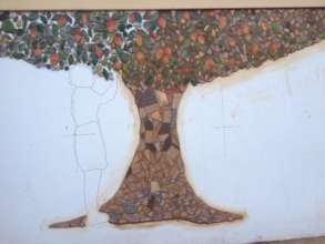 Mango mosaic tree represents growth