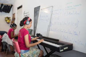 In music class
