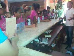 Hearing about the tourism industry