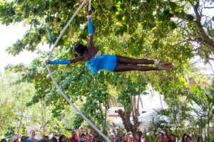 Performing at the Mariposa Center