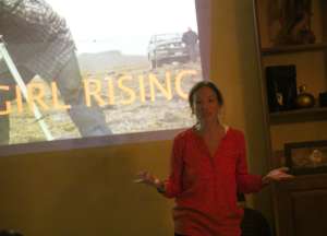 Holly Gordon gave social media campaign workshop
