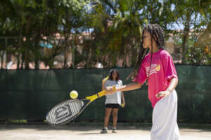 Rosbelly loves tennis!