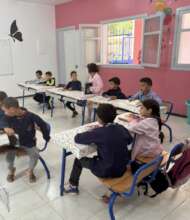 Children learning at Imi Oughlad school