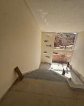 View from the staircase to the lower floor