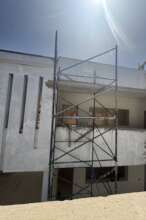 The main building is taking shape