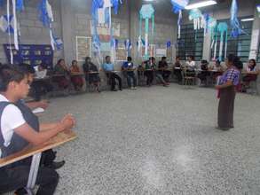 Students attend one of the sessions at Chukmuk