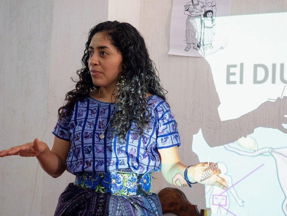 Vilma presents a variety of contraceptive methods