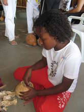 Making the cabaça.