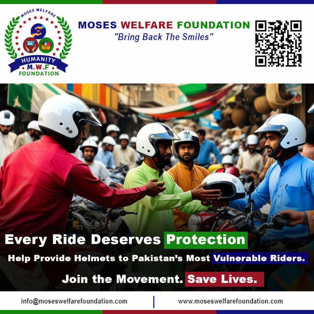 One Helmet Can Save a Life in Pakistan