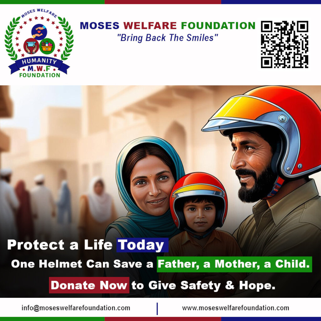 One Helmet Can Save a Life in Pakistan