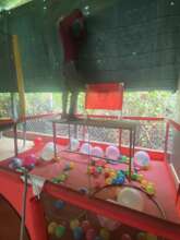 Wall fixing of the playground