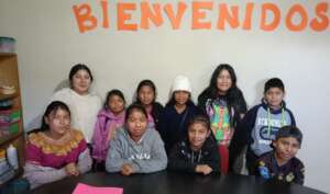 Welcoming some of the 4th-6th grade students