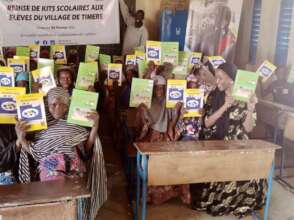 School supplies distribution in Timere village.