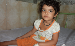 Child under treatment - Paeds Ward June 2013