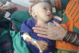 Maham with her mother