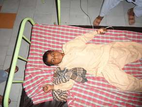Young Boy admitted at Pediatric Ward -Shikarpur