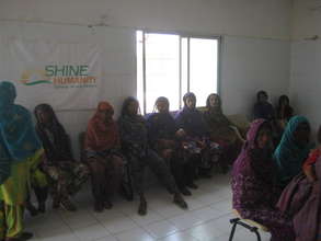 Displaced persons await treatment at SH-Aasra Ghar