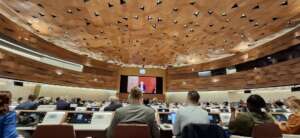 conference room of Humanitarian Affairs Segment