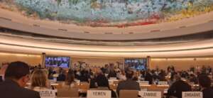 conference room of the Human Rights Council