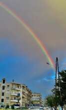Rainbow in Syria,
