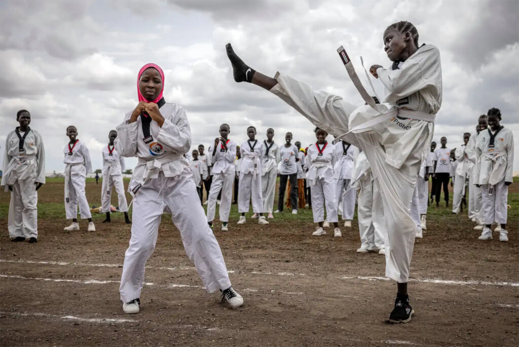 Self-Defense: Taekwondo for Girls Facing SGBV