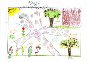 The garden as imagined by girls from Takatart.