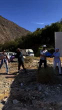 Unloading supplies for pickup in Imedgale, 11 Sep