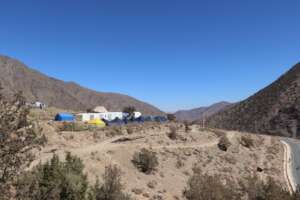 Imegdal plant nursery now serving as a camp site