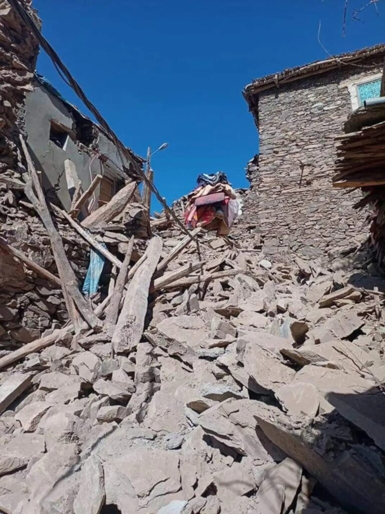 Damage to a traditionally-built home