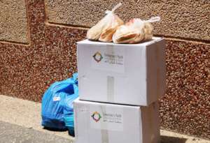 TYO's food deliveries to families in need.