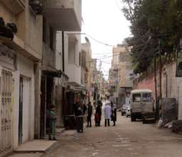 Entrance to Balata Refugee camp.