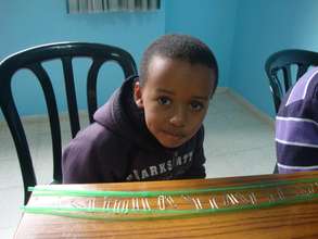 Getting creative during extended crafts time!