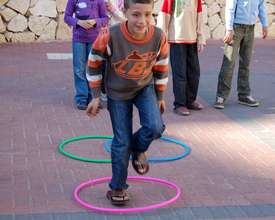 Kids get creative at the playground
