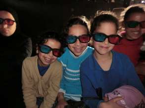 Movie time in action-packed 3-D!