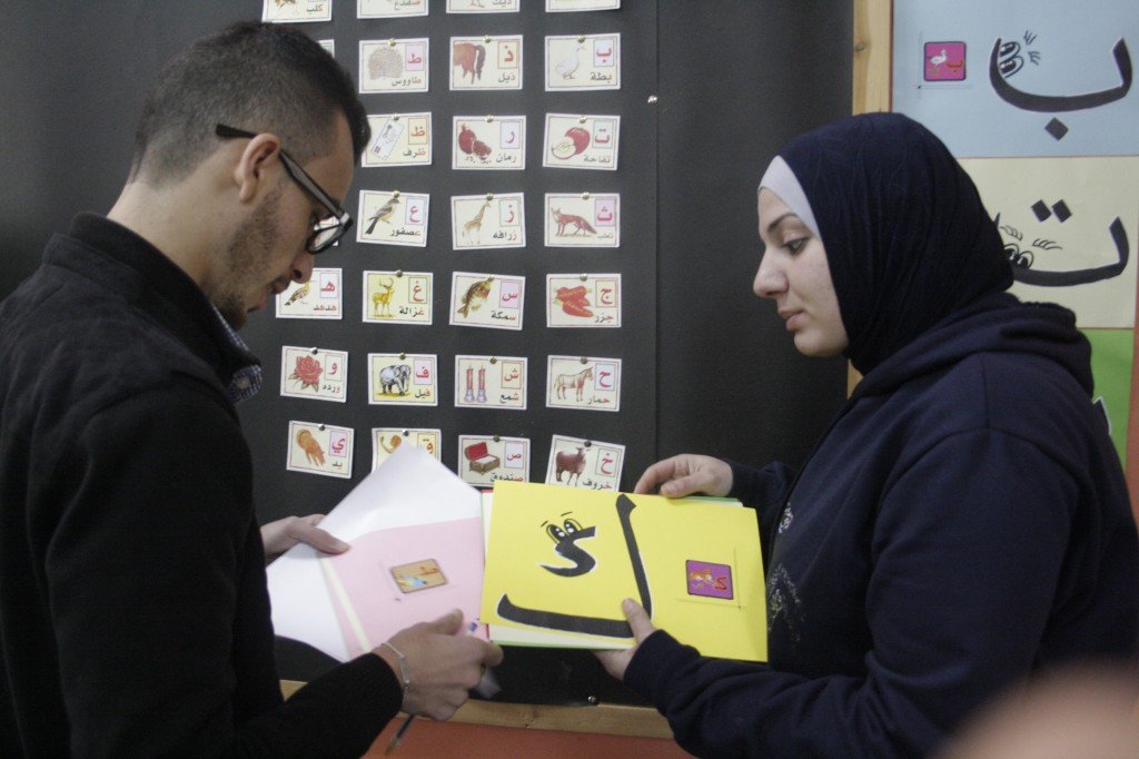 Core teachers Fawz and Ahmad plan an Arabic lesson