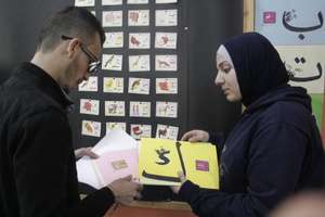 Core teachers Fawz and Ahmad plan an Arabic lesson
