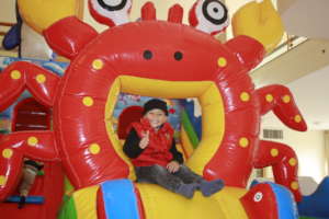 Ali gives a thumbs-up for the first day at TYO!