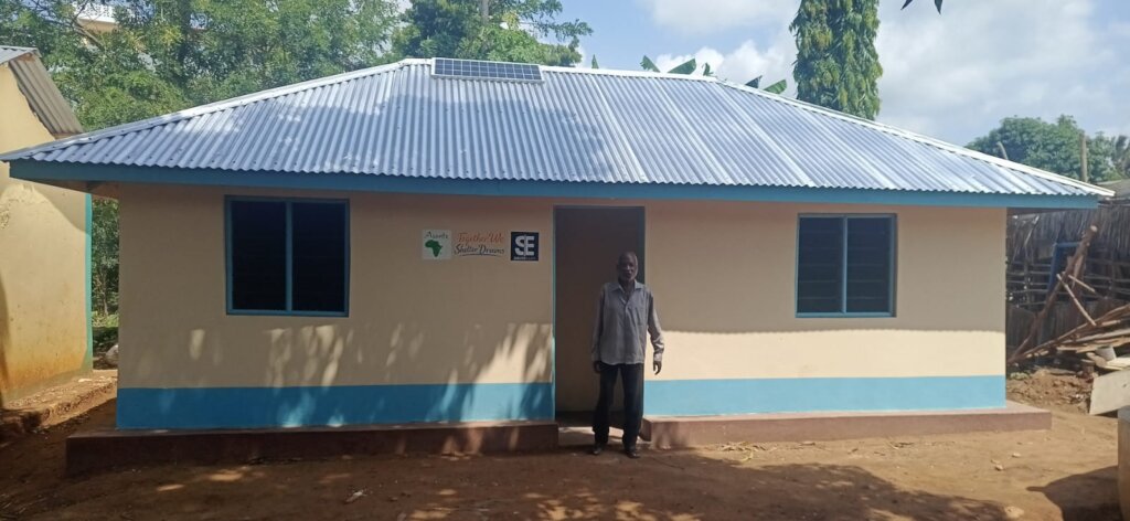 Providing Shelters to affected families