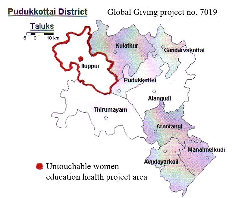 Literacy & health course for 40 untouchable women