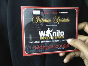 A ticket to Wanito's show