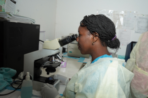 Laboratory technician at Boucan Carre