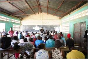 Mobile clinic conducted in Belladere
