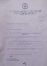 Letter of Approval from Education Board