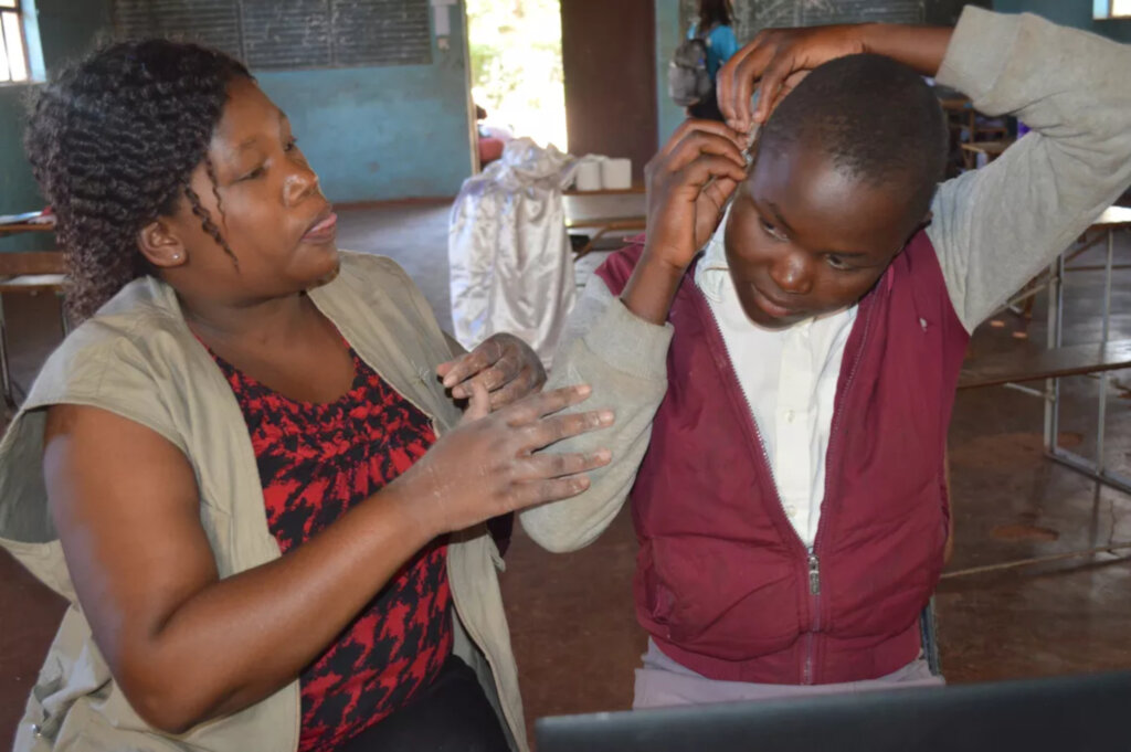 50 hearing aids to disadvantaged school children