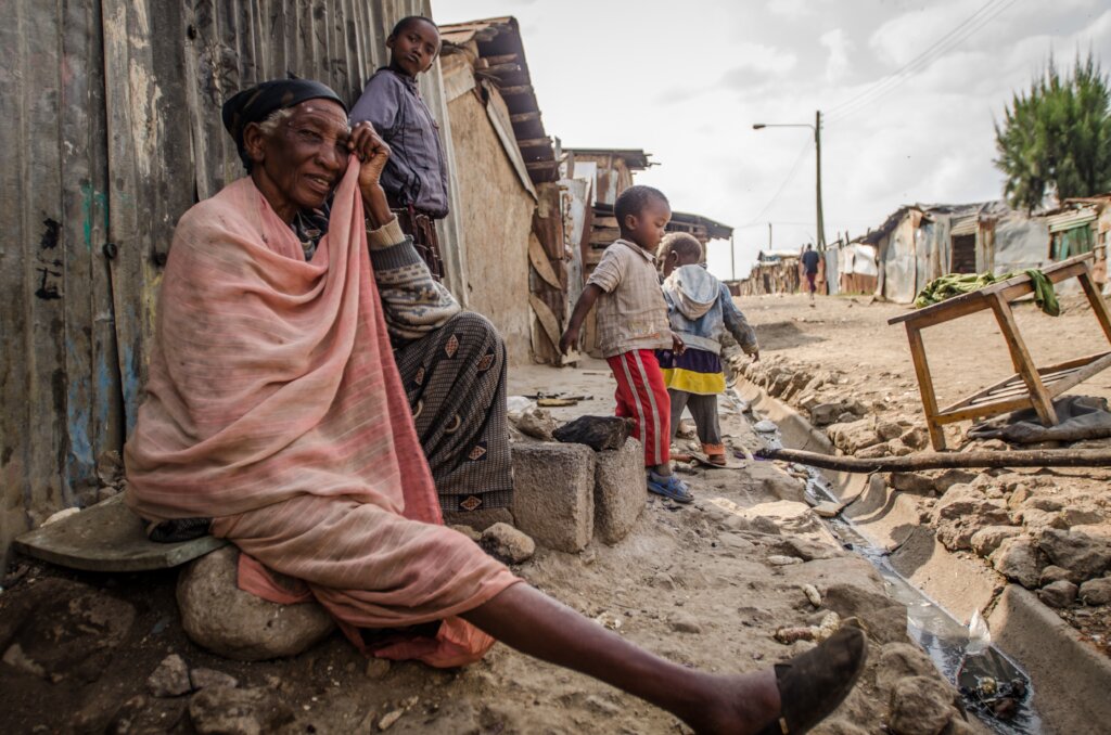Provide Food Items for 32 Abandoned Elderly Women