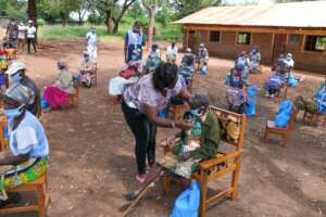 Provide Food Items for 32 Abandoned Elderly Women