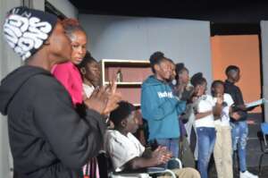 House of War: House of Glass players at rehearsal