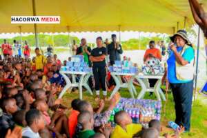 Educational session before the distribution