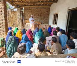 Menstrual health awareness to 500 women in Sanghar