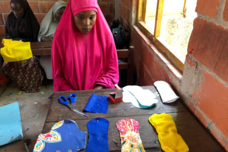 Reusable Pad-Making Training for 50 Disabled Girls